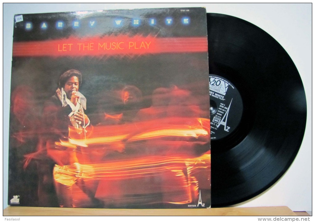 Barry White - LP 33tr : LET THE MUSIC PLAY  (Pressage : Fr - 1976) - Soul - R&B