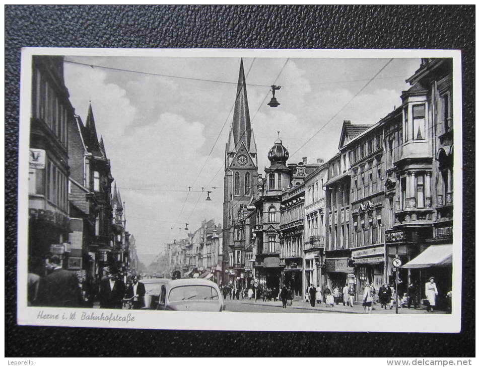 AK HERNE Strasse  Ca.1940  //  D*9890 - Herne