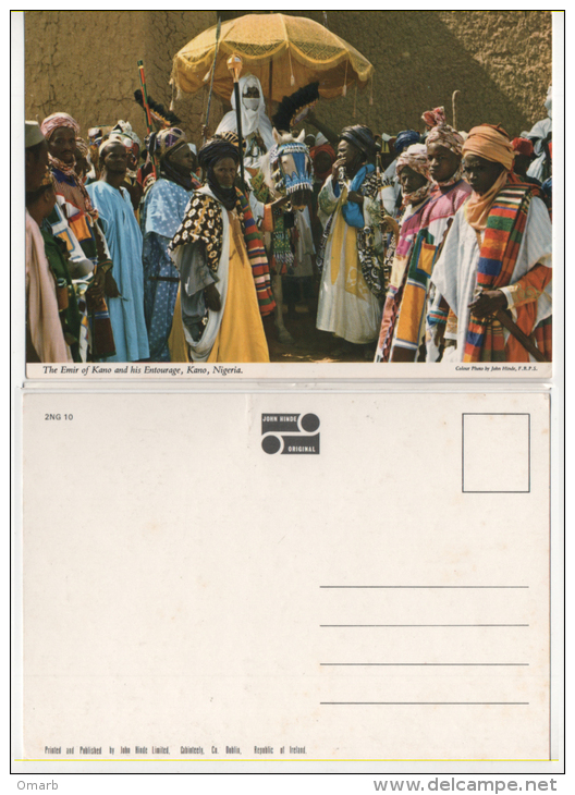 Cart813 Nigeria, The Emir Of Kano And His Entourage, Emiro, Vestiti Tipici, Nigerian Typical Dress - Nigeria