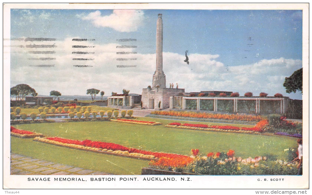 ¤¤   -  NOUVELLE-ZELANDE   -   AUKLAND   -  Savage Mémorial , Bastion Point   -  ¤¤ - Nuova Zelanda