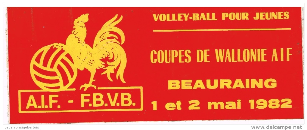 Lot de 9 autocollants - Emblême "Coq Wallon"