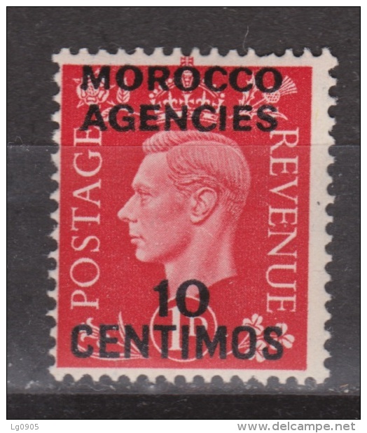 Marocco Agencies 10 Centimos MLH - Unused Stamps