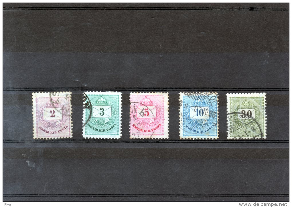 5 Valeurs  De 1874/76 O/b - Unused Stamps