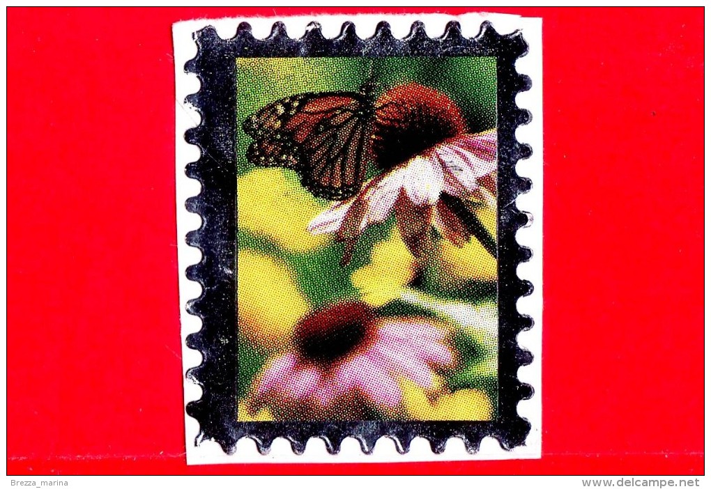 USA - USATO - Easter Seals - Fiore - Flowers - Farfalla - Varietà, Errori & Curiosità