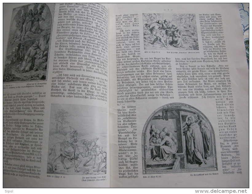 Joseph Ritter Von Führich  Sein Leben Und Sein Kunst Mit 64 Abbildungen 1911 N°6- 39 Pages  SANS Couverture - Pittura & Scultura