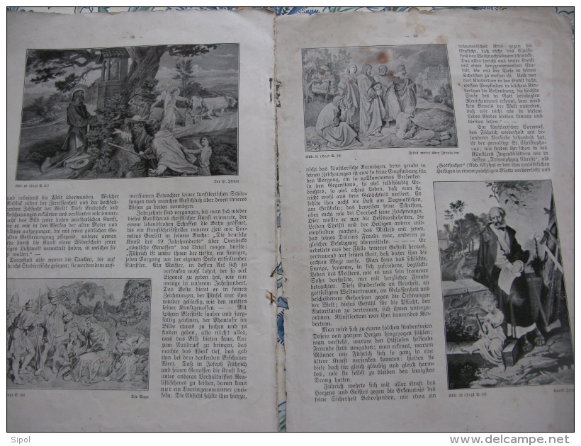 Joseph Ritter Von Führich  Sein Leben Und Sein Kunst Mit 64 Abbildungen 1911 N°6- 39 Pages  SANS Couverture - Malerei & Skulptur