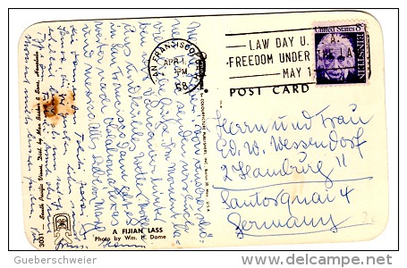 HC-L24 - ETATS-UNIS N° 798 Albert Einstein Sur Carte Postale 1968 - Albert Einstein