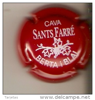 PLACA DE CAVA SANTS FARRE (CAPSULE)  BERTA I BLAI - Placas De Cava