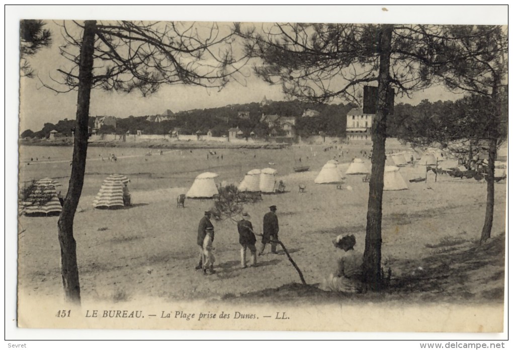 LE BUREAU. - La Plage Prise Des Dunes - Autres & Non Classés