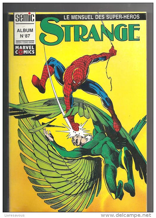 Album Strange N°87 (n°260 à 262) D'août 1991 Le Mensuel Des Super-héros - Strange