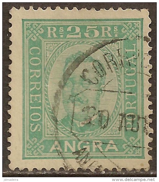 Angra - 1892 King Carlos 25 Réis - Angra