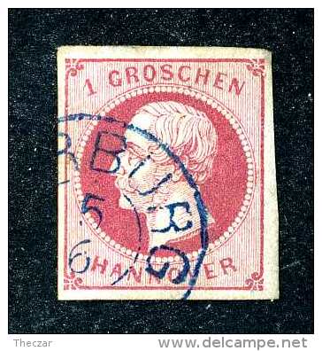 3542e  Hanover  Michel #14c   Used ~  ( Cat.€26.00 )  Offers Welcome! - Hanover