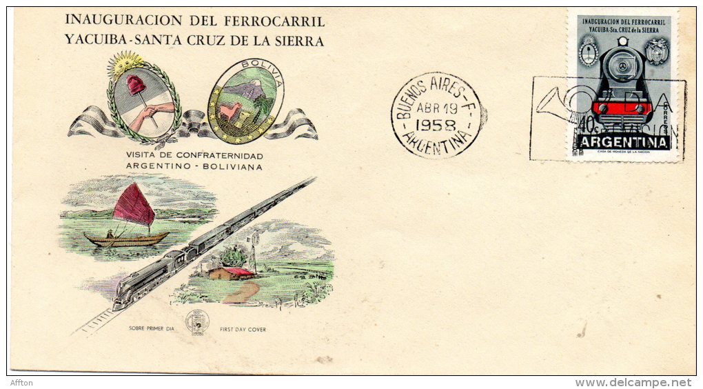 Argentina 1958 FDC - FDC