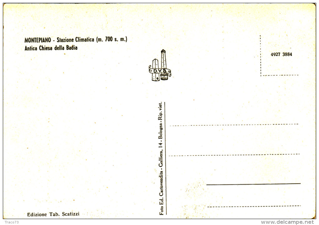 MONTEPIANO  /   Stazione Climatica - Antica Chiesa Della Baida - Prato