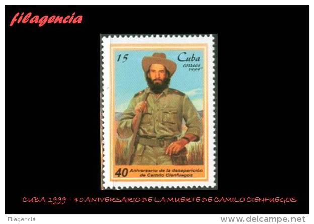 AMERICA. CUBA MINT. 1999 40 ANIVERSARIO DE LA MUERTE DE CAMILO CIENFUEGOS - Nuovi