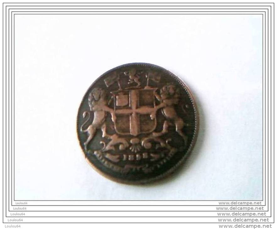 ONE QUARTER ANNA -1858 - INDE - SUPERBE - - Inde