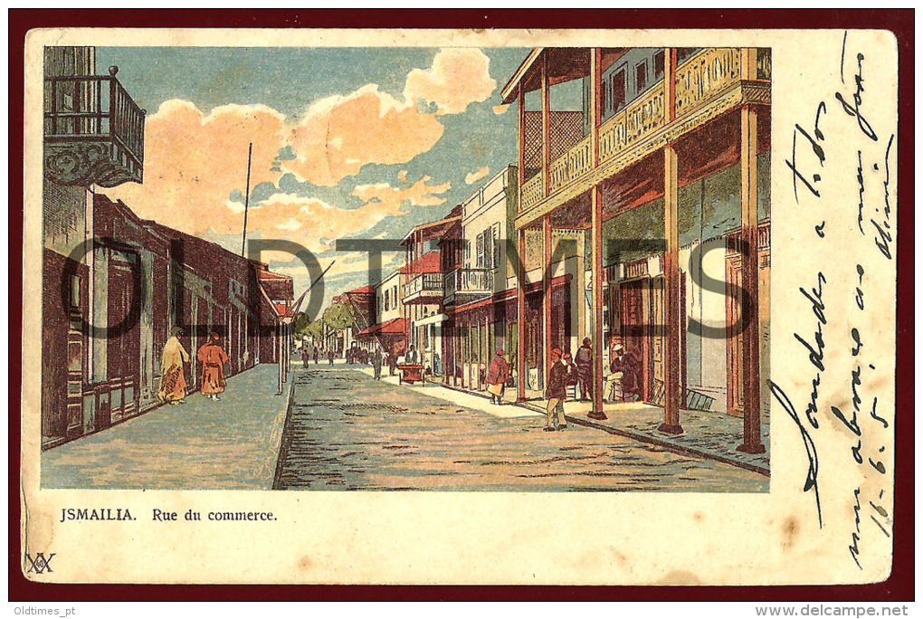 EGYPT - ISMAILIA - RUE DU COMMERCE - 1900 PC - Ismailia