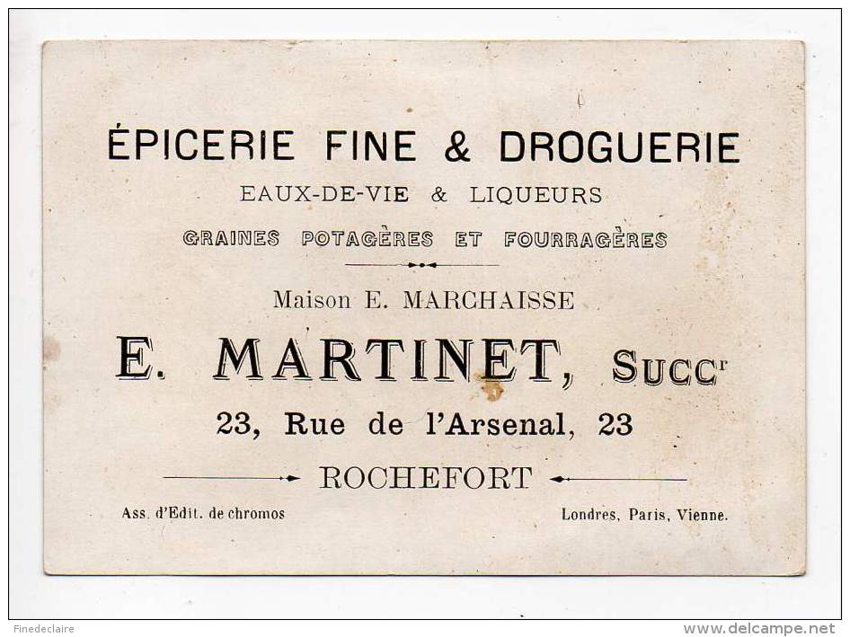 Epicerie Fine &amp; Droguerie, E. Martinet - Rochefort - Autres & Non Classés