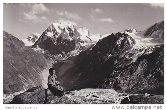 Switzerland Arolla Le Mont Collon Real Photo - Altri & Non Classificati