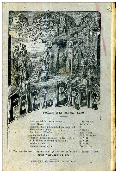 Feiz Ha Breiz  Here 1919 Breton - Bretagne