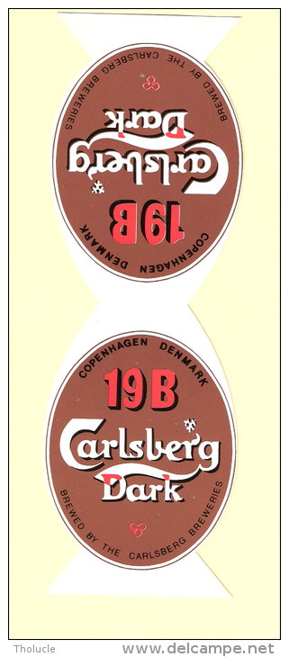 Carlsberg Dark 19B- Bière-Beer -Bier- Brasserie- Publicité De Table- Chevalet -Dimensions- 20x6,5cm-Top Quality-Inédit - Autres & Non Classés