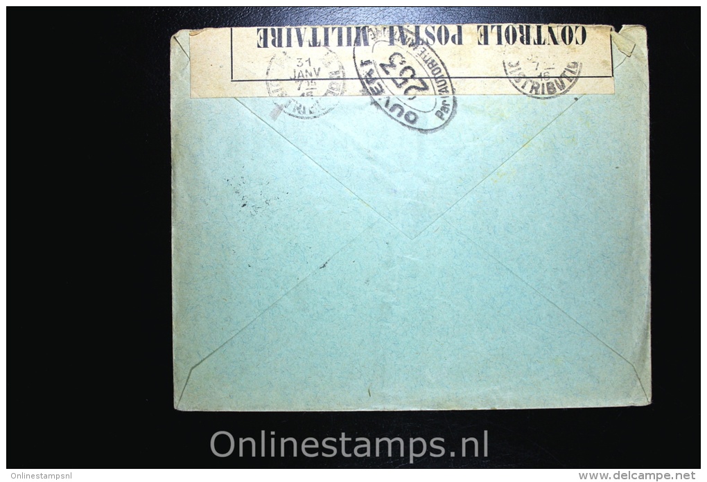 Switserland: Registered Cover Geneve To Paris  1916 Censor Opened - Briefe U. Dokumente