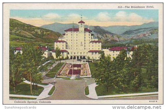 Colorado Colorado Springs The Broadmoor Hotel 1947 - Colorado Springs