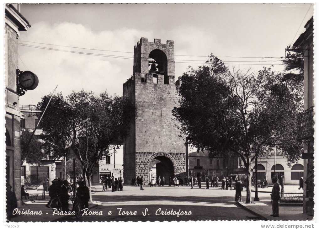 ORISTANO  /   Piazza Roma E Torre S. Cristoforo_ Viaggiata - Oristano