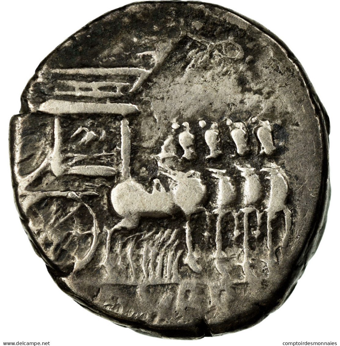 Monnaie, Rubria, Denier, Roma, TTB, Argent, Babelon:2 - Republic (280 BC To 27 BC)