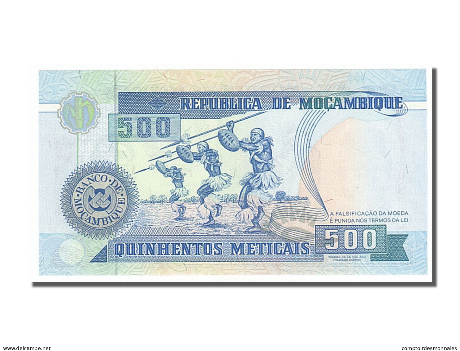 Billet, Mozambique, 500 Meticais, 1991, 1991-06-16, NEUF - Mozambique