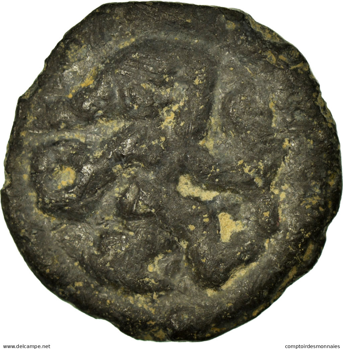 Monnaie, Rèmes, Potin, TB, Potin, Delestrée:155 - Keltische Münzen