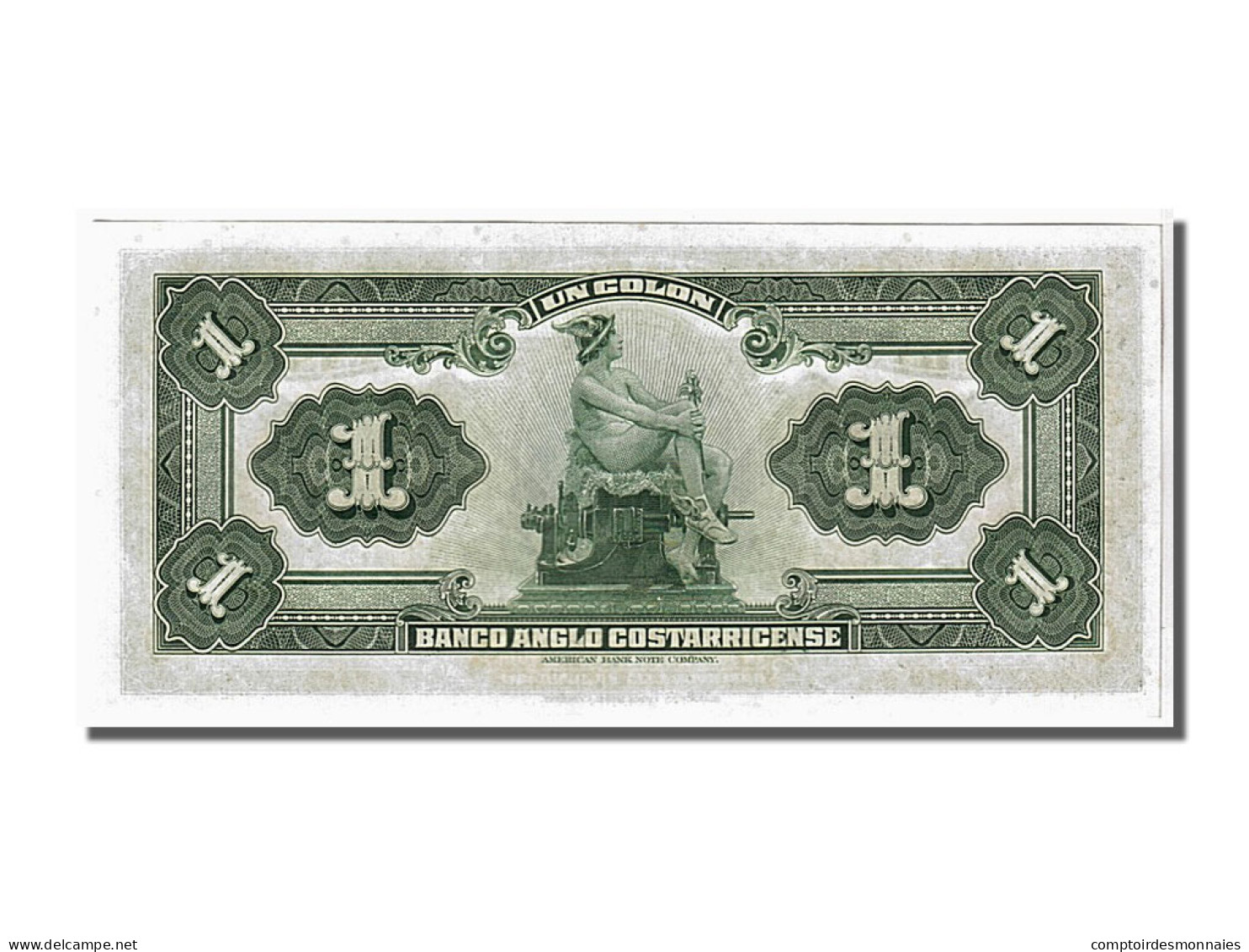 Billet, Costa Rica, 1 Colon, 1917, NEUF - Costa Rica