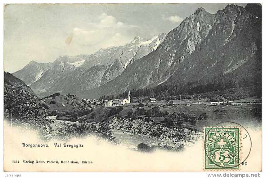 Suisse - Ref C278- Borgonuovo -val Bregaglia -carte Bon Etat - - Bregaglia