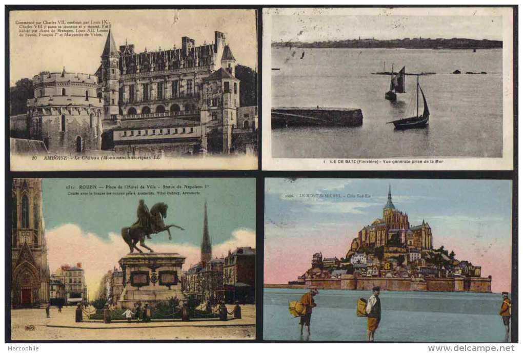 FRANCE / 1924-1931 LOT DE 34 CPA AYANT CIRCULE / 8 IMAGES (ref 5391) - 5 - 99 Cartoline