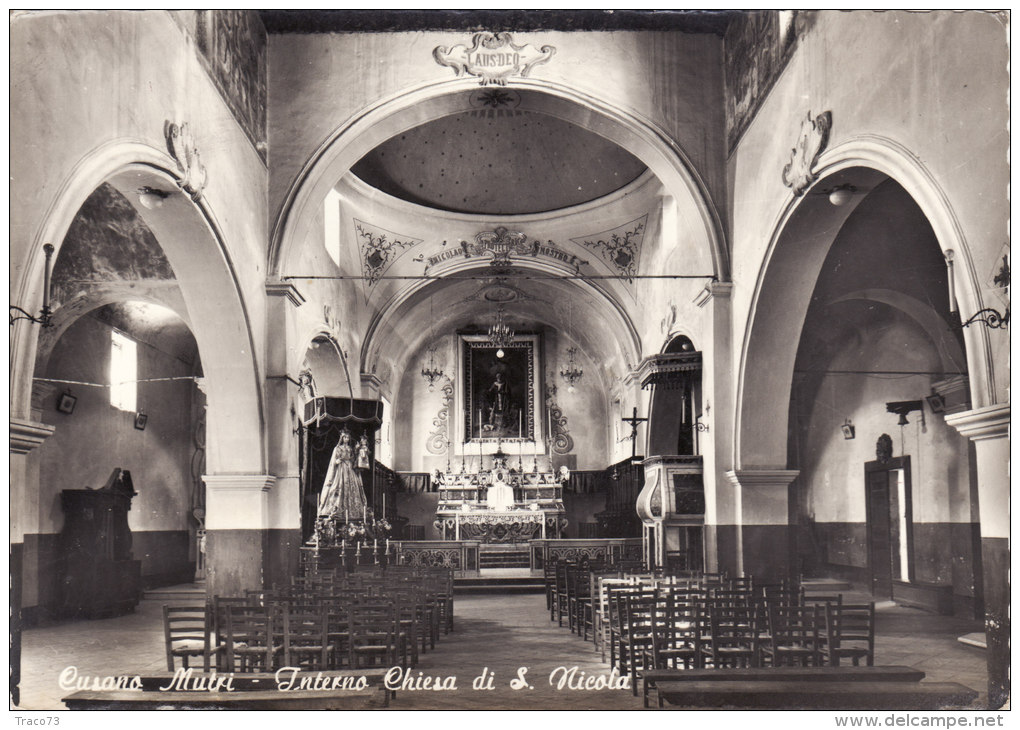 CUSANO MUTRI  /   Interno Chiesa Di San Nicola  _ Viaggiata - Benevento