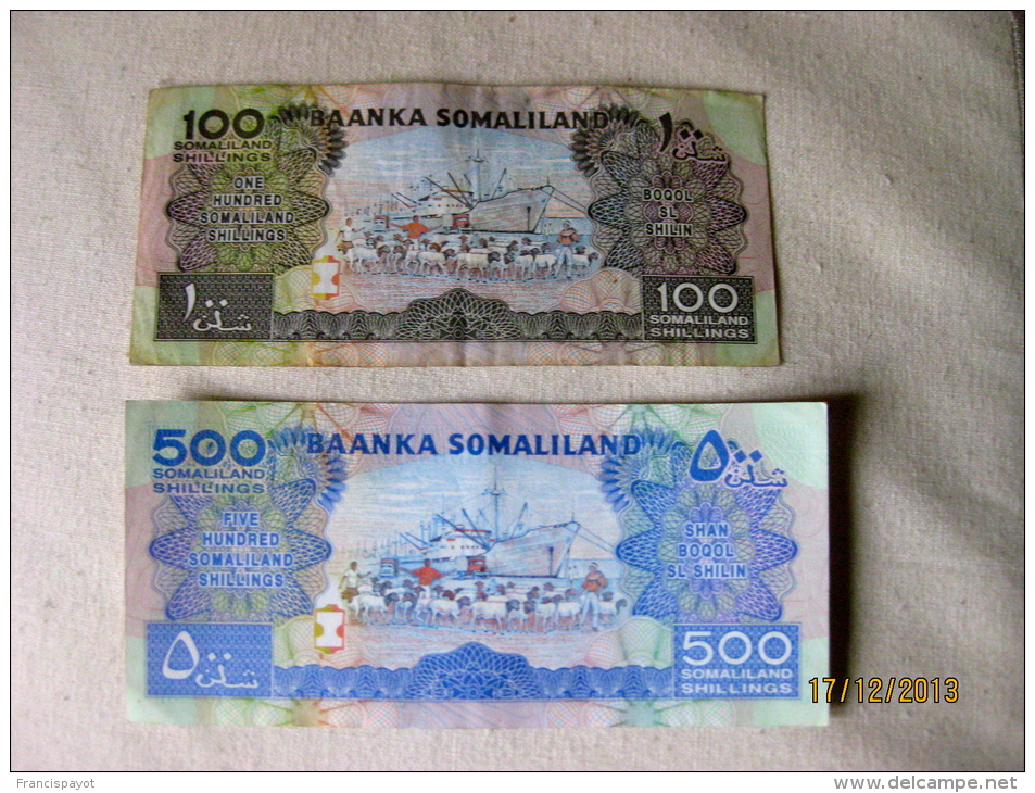 Somaliland 500 + 100 Shilling - Somalia