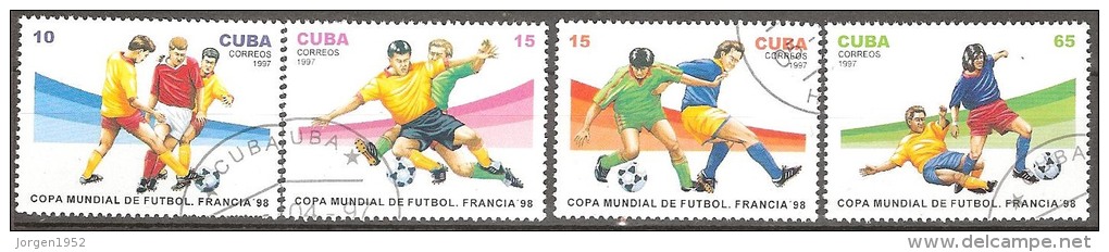 CHILE   # STAMPS FROM YEAR 1997 "STANLEY GIBBONS 4153-4156 - Oblitérés