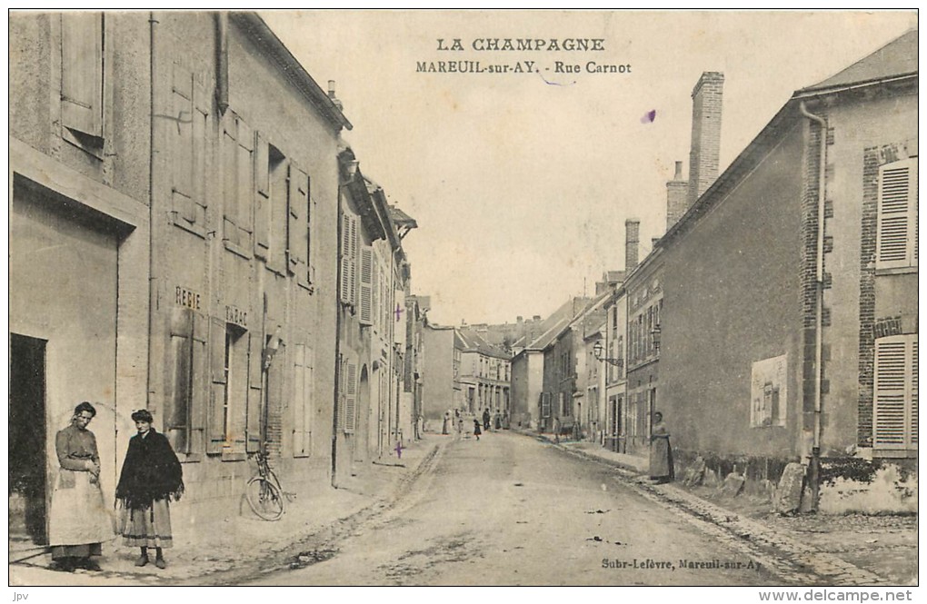 MAREUIL SUR AY . RUE CARNOT . - Mareuil-sur-Ay