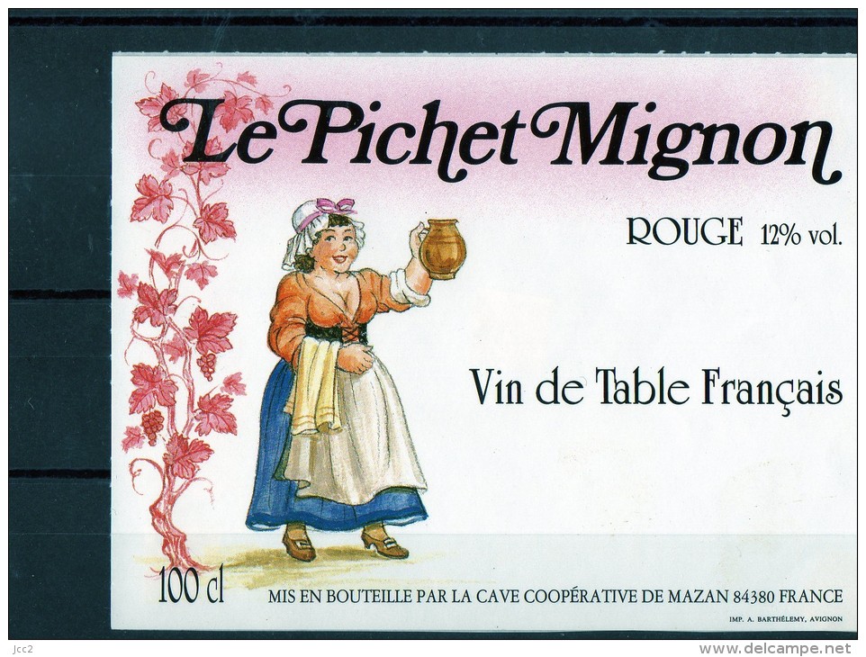 LES FEMMES ET LE VIN - (Etiquette Légèrement Collée Sur Feuille D´expo.) - Feminine Beauty Art Nouveau