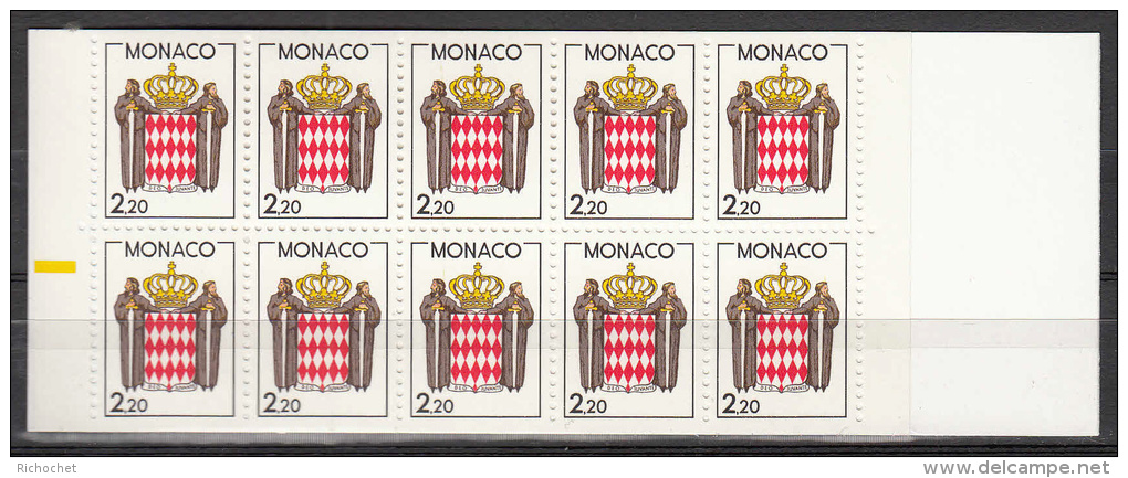 Monaco N° C 1 ** Non Plié - Carnets