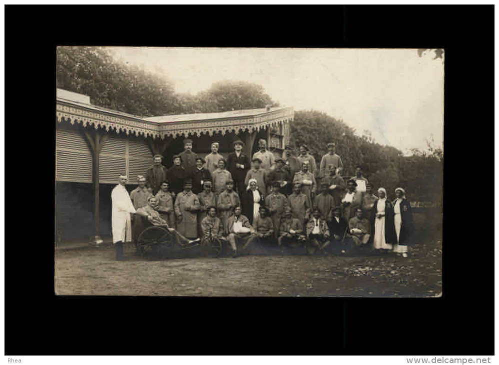 MILITARIA  - CROIX ROUGE - Carte Photo - Infirmière - Chasseurs Alpins - Croix-Rouge