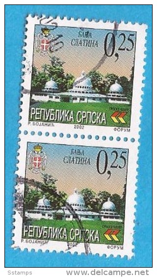 2002  TERME REPUBLIKA SRPSKA BOSNIA TURISMO BANJA SLATINA. USED - Hotel- & Gaststättengewerbe