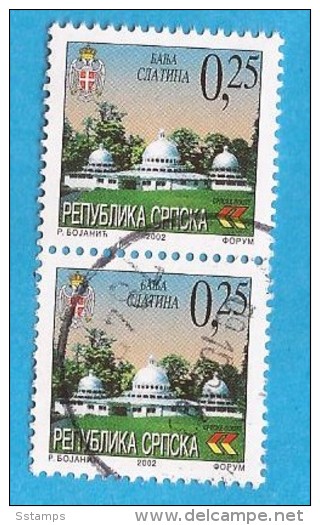 2002  TERME REPUBLIKA SRPSKA BOSNIA TURISMO BANJA SLATINA. USED - Hostelería - Horesca