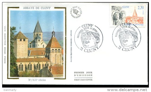FDC23/06/90 : Abbaye De CLUNY - French Revolution