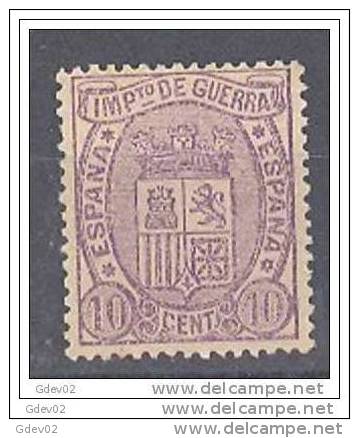 ES155SACF-L4462PC-TESCARMOTRO. España,Spain,Espagne.IMPU ESTOS  DE GUERRA 1875.(Ed 155*) .MAGNIFICO - Otros & Sin Clasificación