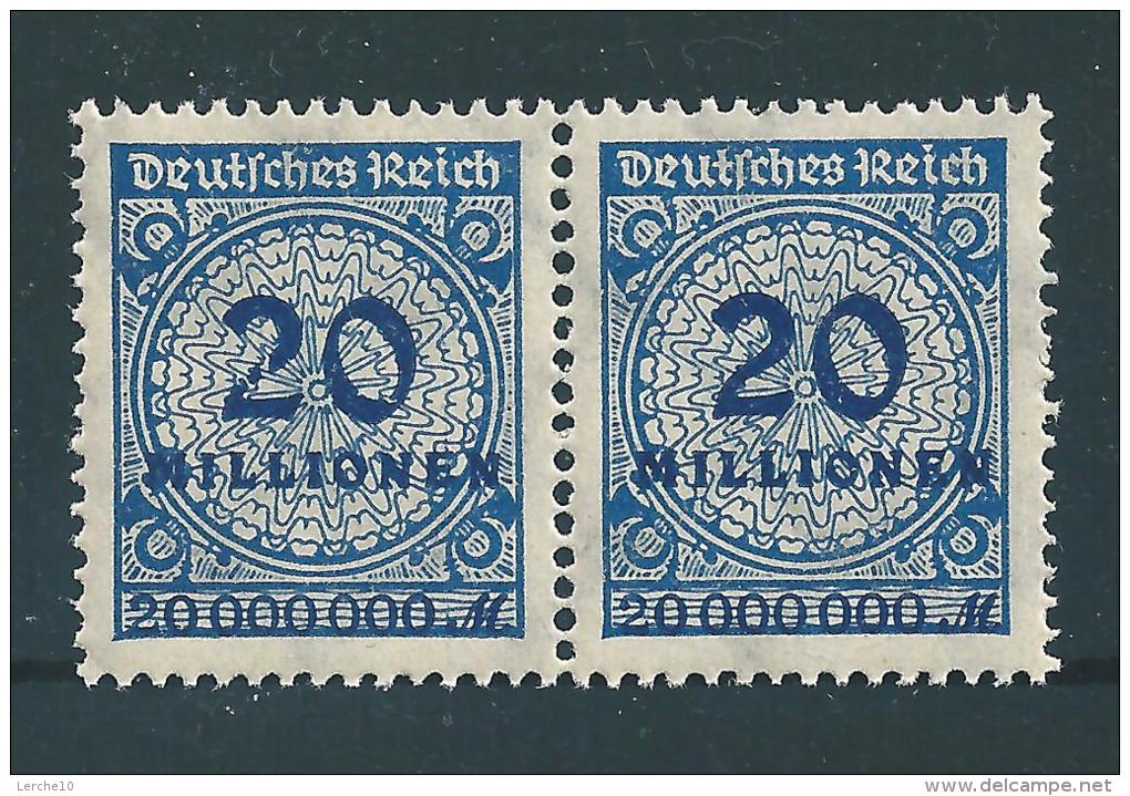 MiNr. 319 ** - 2 Der Wertziffer 20 Gebrochen   (0334) - Variedades & Curiosidades