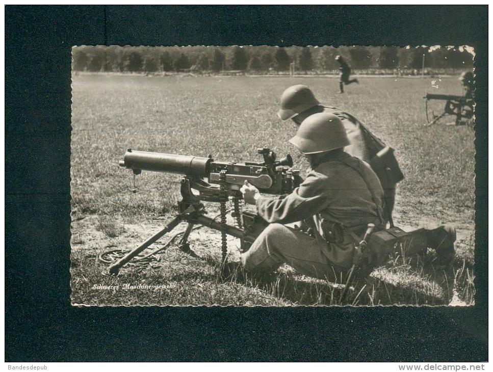 Militaria - Armée Suisse - Schweres Maschinengewehr ( SMG ) ( Cachet Départ Bremgarten  Deuxieme Guerre Mondiale ) - Bremgarten