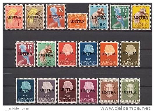 West Nieuw Guinea NVPH Nr 1/19 Ongebruikt/MLH Untea, United Nations, UN, VN - Netherlands New Guinea