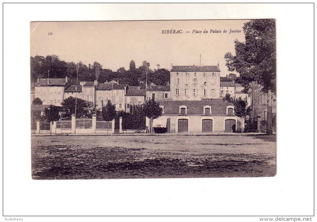 RIBERAC  PLACE DU PALAIS DE JUSTICE - Other & Unclassified