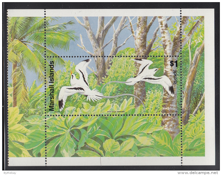 Marshall Islands MNH Scott #406 $1 White-tailed Tropicbird - Islas Marshall